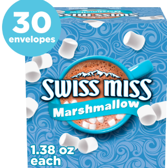 Swiss Miss Chocolate Hot Cocoa Mix With Marshmallows.    (30 Ct) 1.38 oz